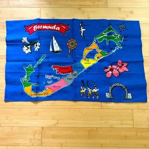 Charles Gallen Irish Linen Bermuda Tea towel